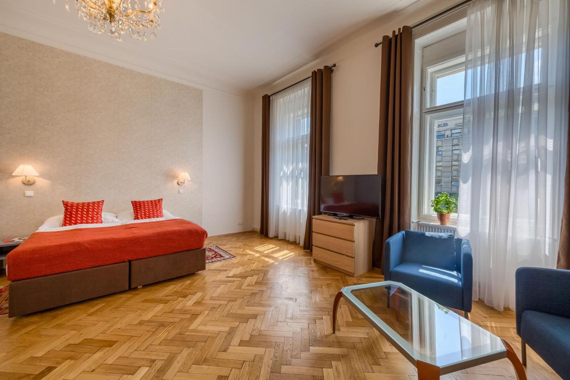 פראג Apartments 39 Wenceslas Square מראה חיצוני תמונה